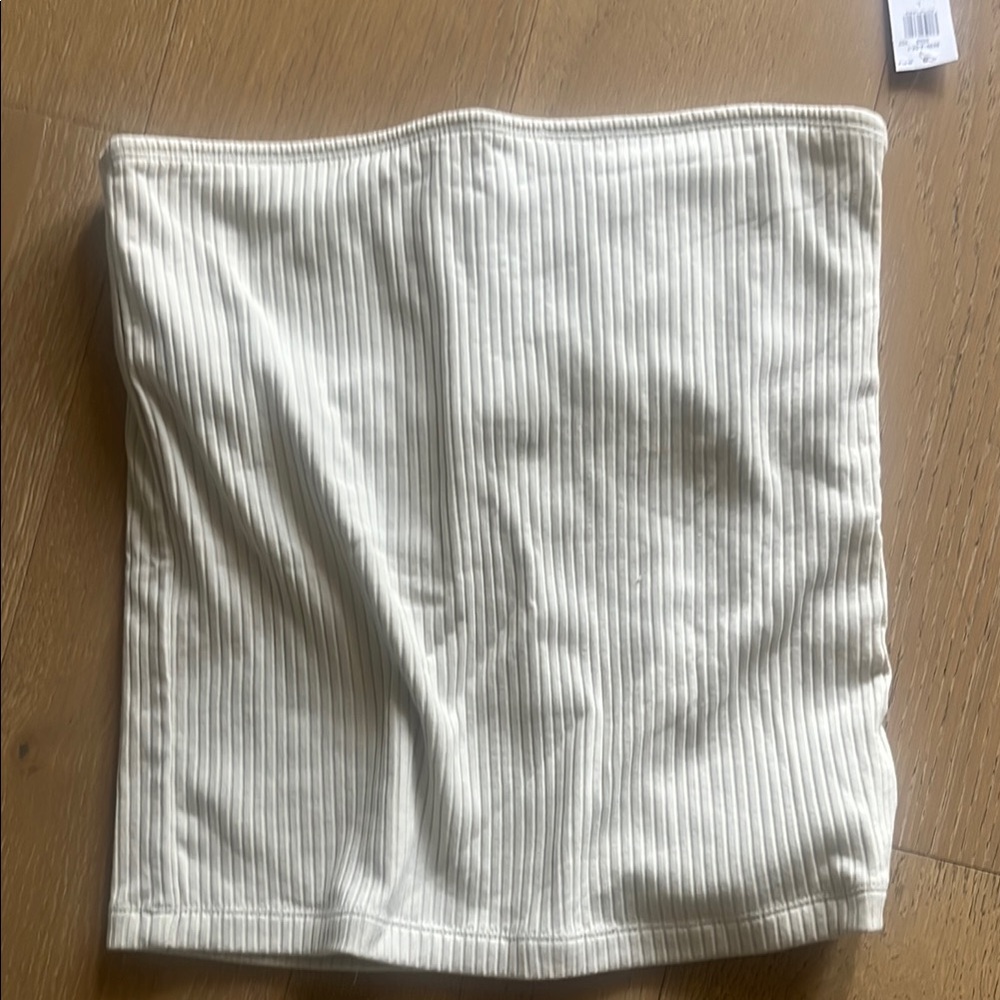 Old Navy Cream Ribbed Pencil Tunic